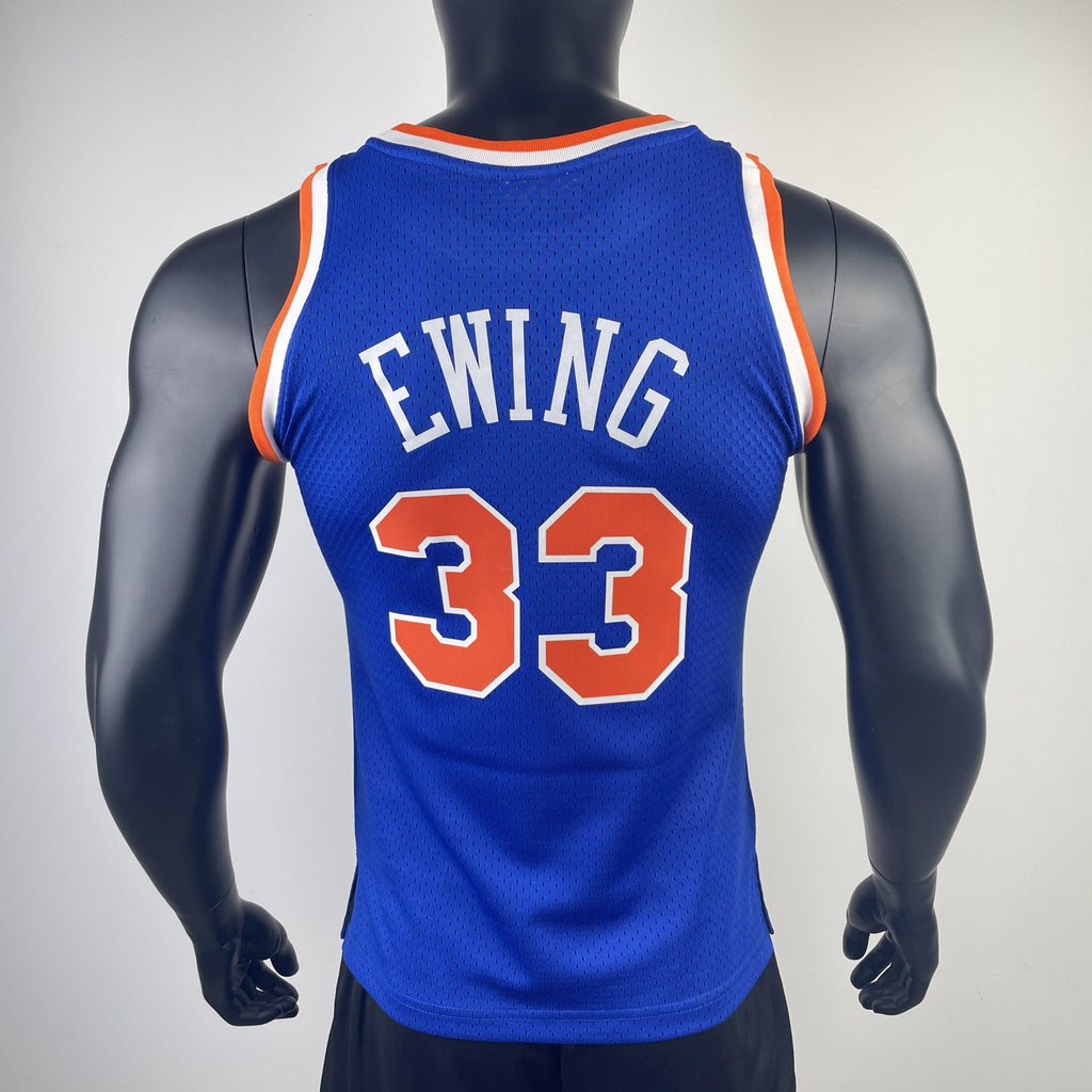 Jersey Swingman New York Knicks Mitchell & Ness Hardwood Classics 1991/92 Blue