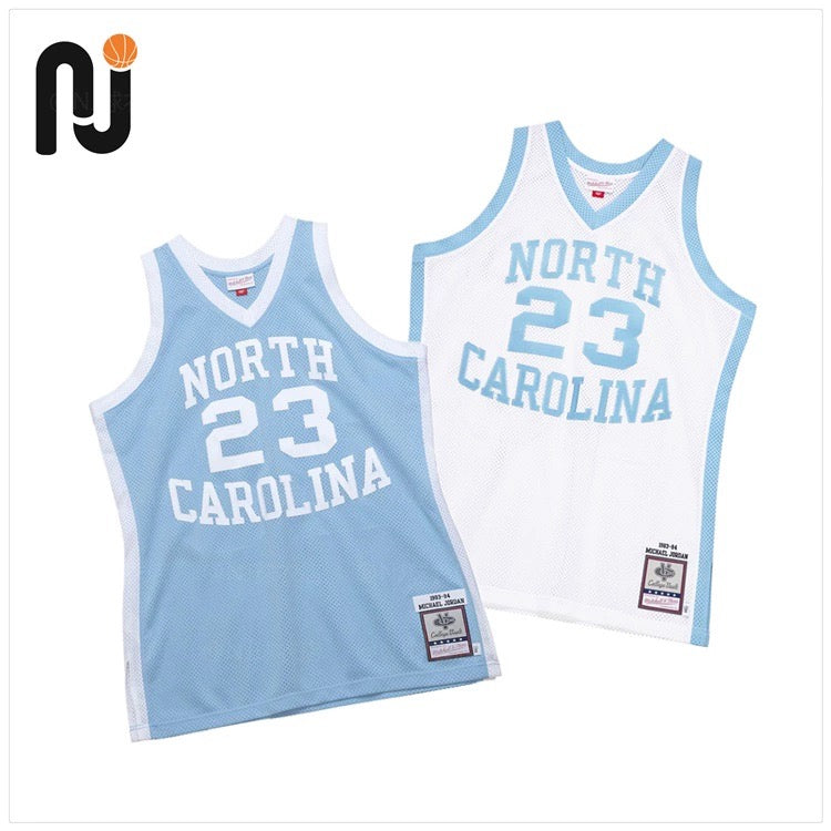 Jersey Swingman Michael Jordan University Of North Carolina Mitchell & Ness Hardwood Classics 1983