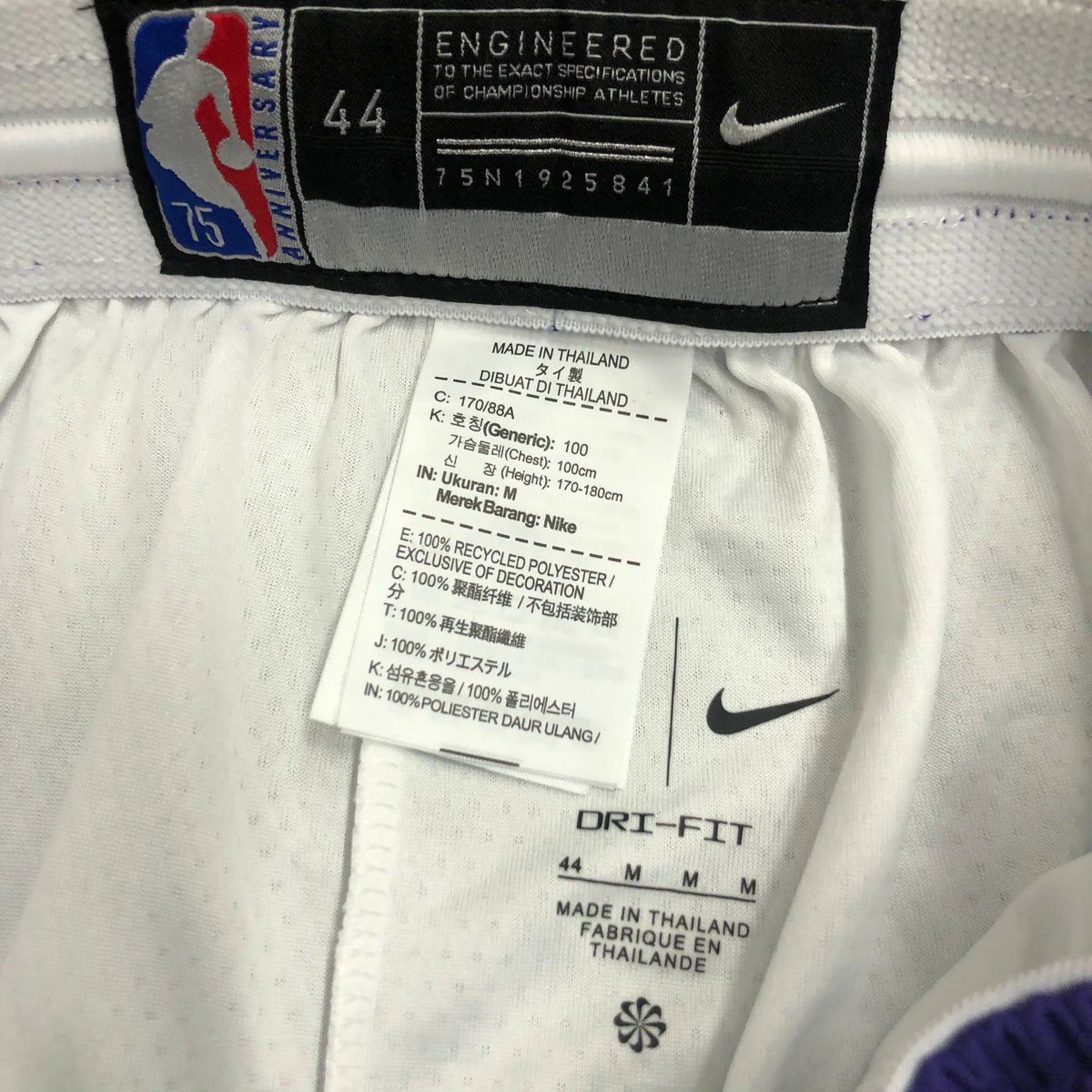 Shorts Los Angeles Lakers Association Edition Diamond 75th