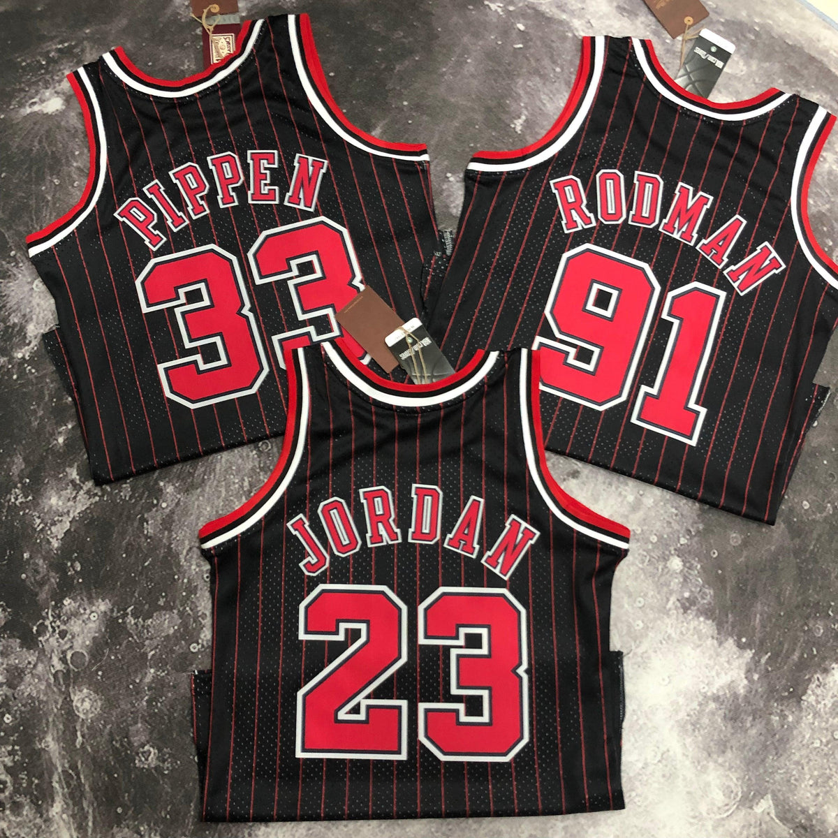 Jersey Swingman Chicago Bulls Mitchell & Ness Hardwood Classics 1995/96 Black/Red