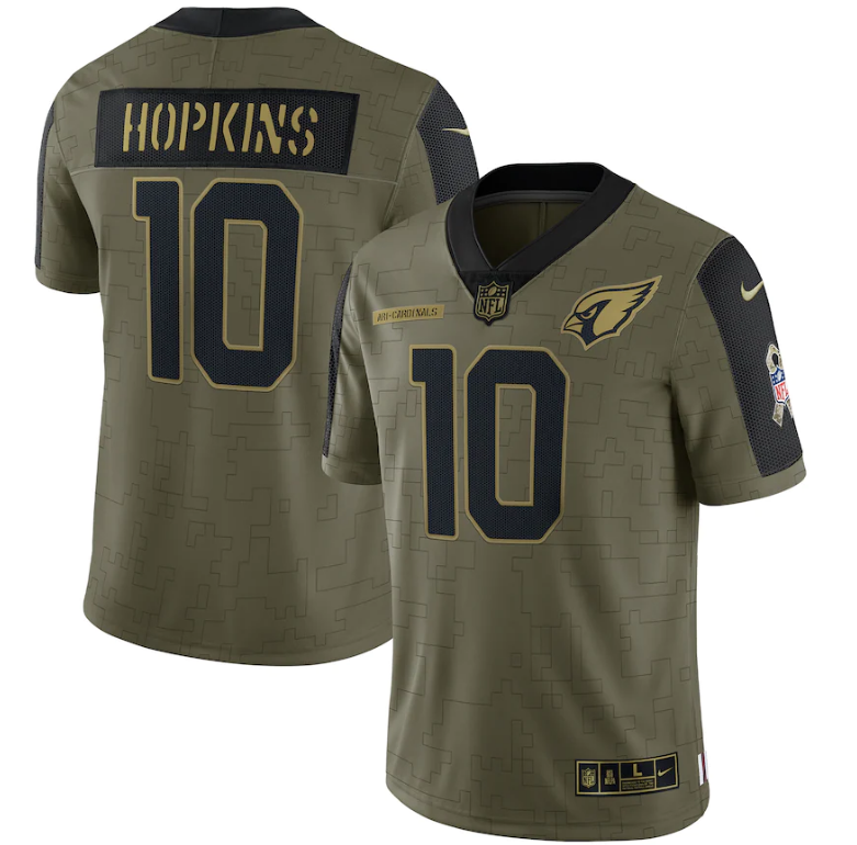 NFL Arizona Cardinals Vapor Limited Jersey Salute To Service 2021