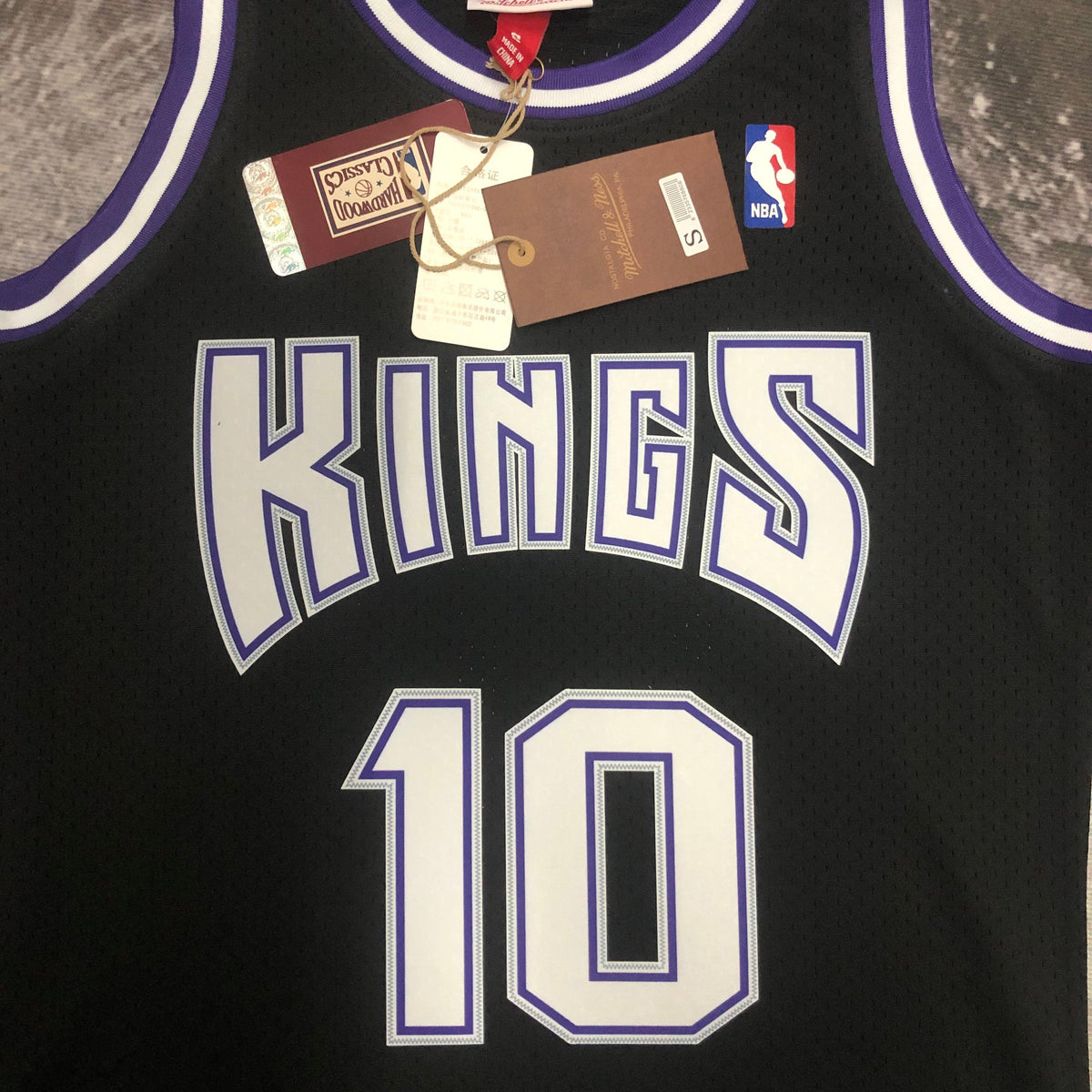 Jersey Swingman Sacramento Kings Mitchell & Ness Hardwood Classics 2001/02 Black
