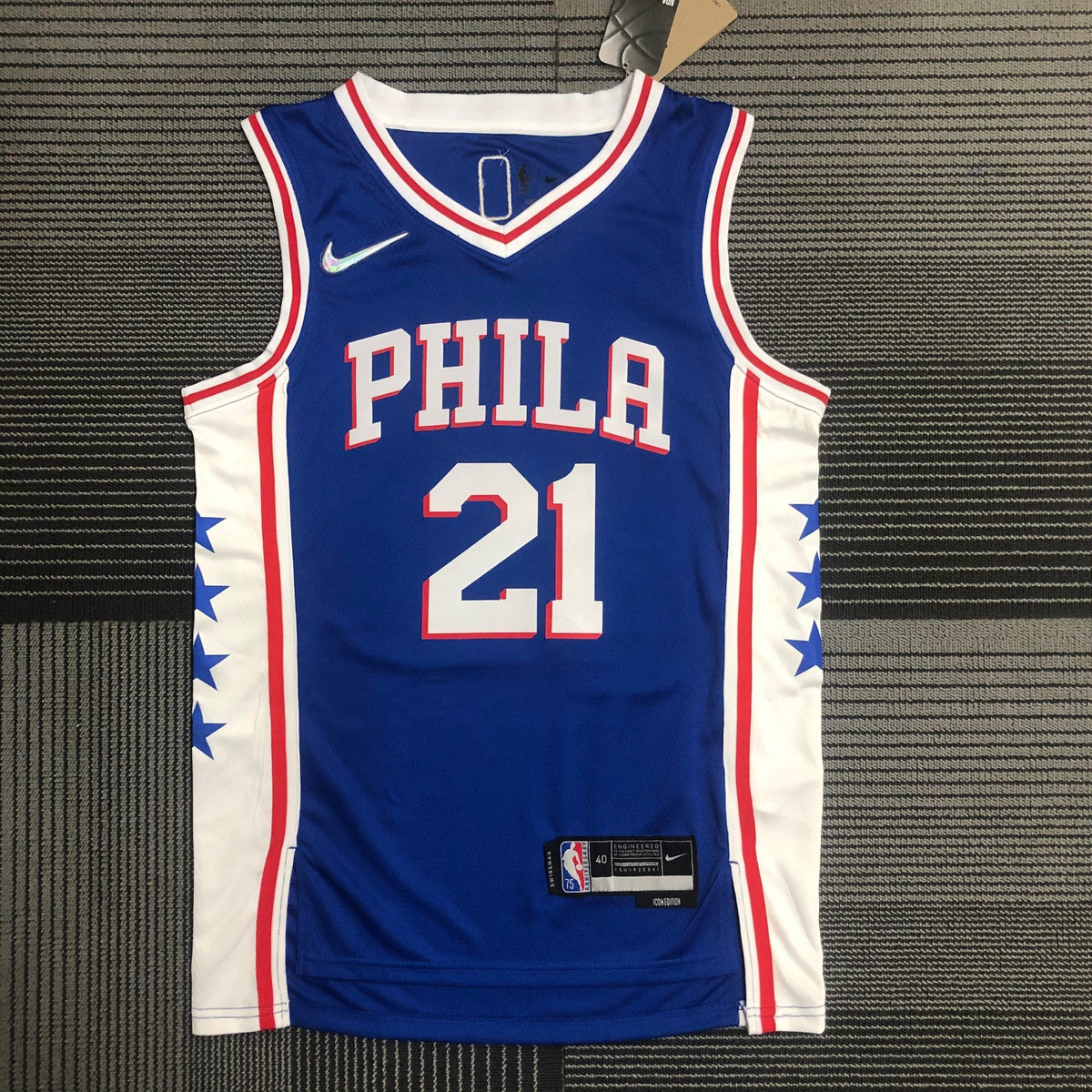 Jersey Philadelphia 76ers Icon Edition Diamond 75th
