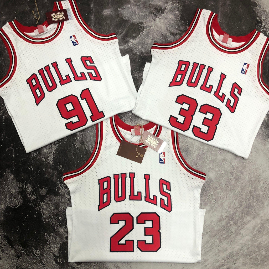 Jersey Swingman Chicago Bulls Mitchell & Ness Hardwood Classics 1997/98 White