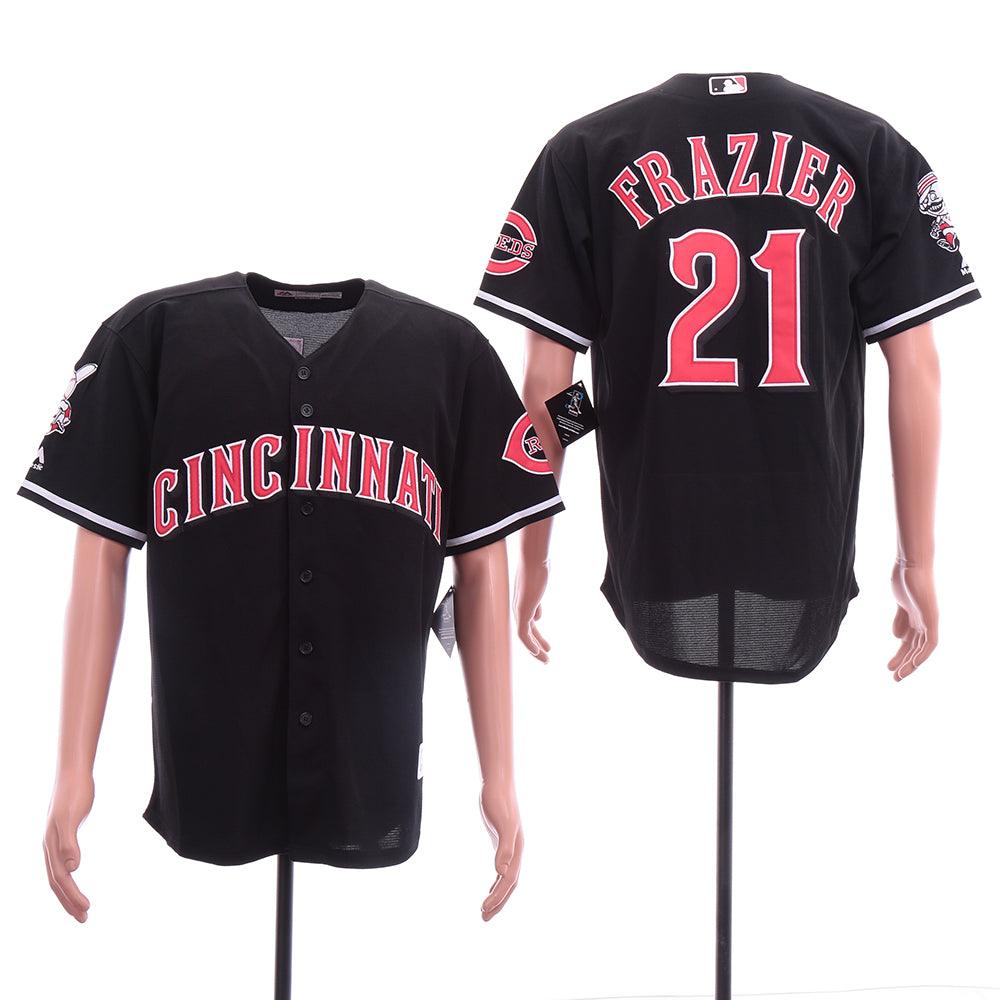 Jersey Cincinnati Reds Majestic Retro Black