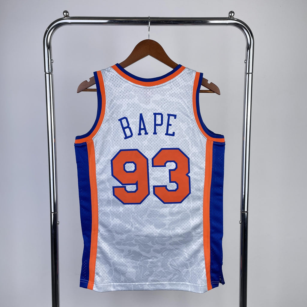 Jersey Swingman BAPE X New York Knicks Mitchell & Ness Hardwood Classics 1998/99