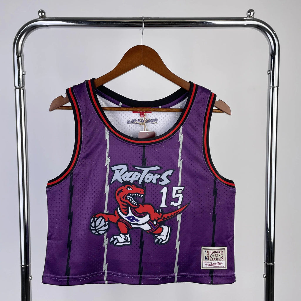 Jersey Cropped Carter Toronto Raptors Mitchell & Ness Hardwood Classics