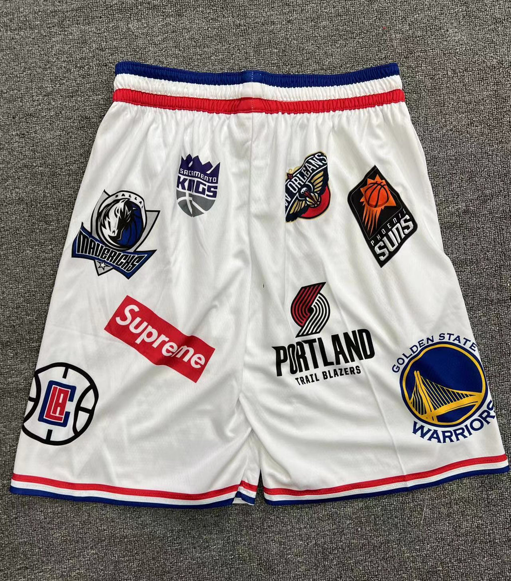 Shorts Supreme x NBA White