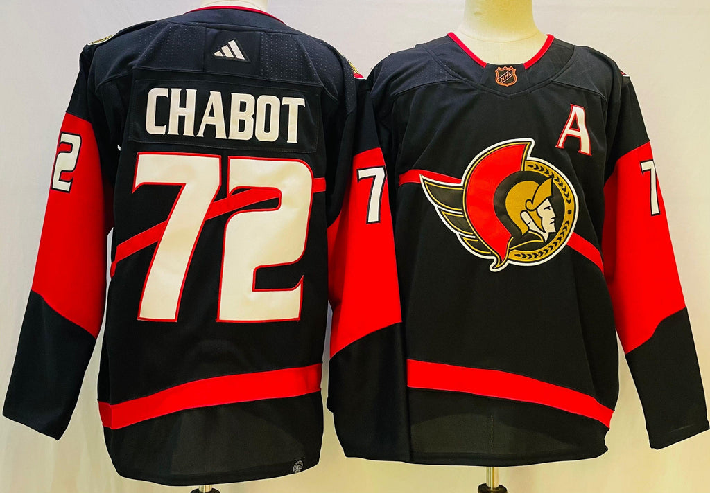 NHL Ottawa Senators Reverse Retro 2.0 Jersey Black