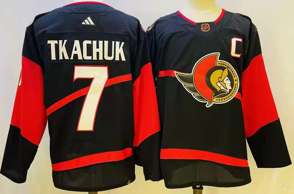 NHL Ottawa Senators Reverse Retro 2.0 Jersey Black