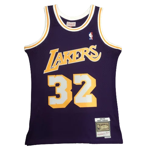 Jersey Swingman Los Angeles Lakers Mitchell & Ness Purple Hardwood Classics 1984/85