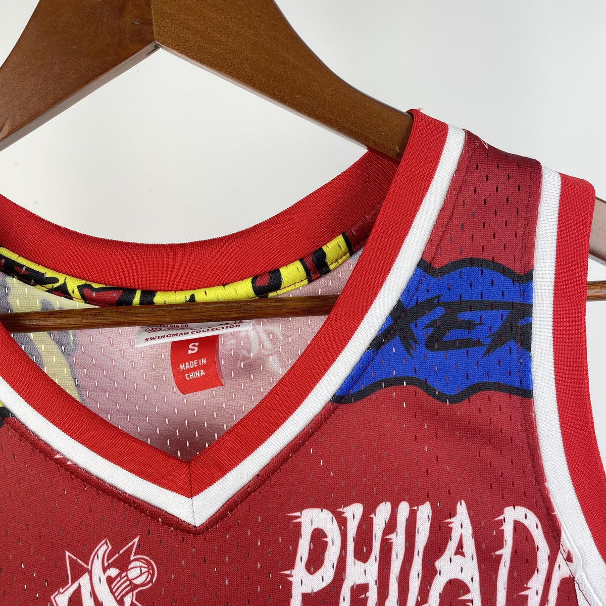 Jersey Swingman Slap Sicker Philadelphia 76ers Mitchell & Ness 1996/97