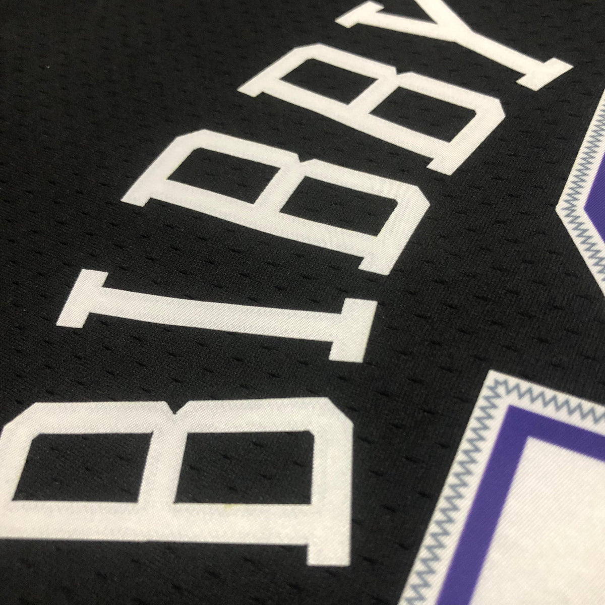 Jersey Swingman Sacramento Kings Mitchell & Ness Hardwood Classics 2001/02 Black