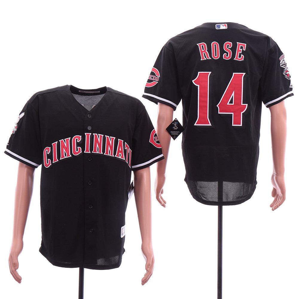 Jersey Cincinnati Reds Majestic Retro Black