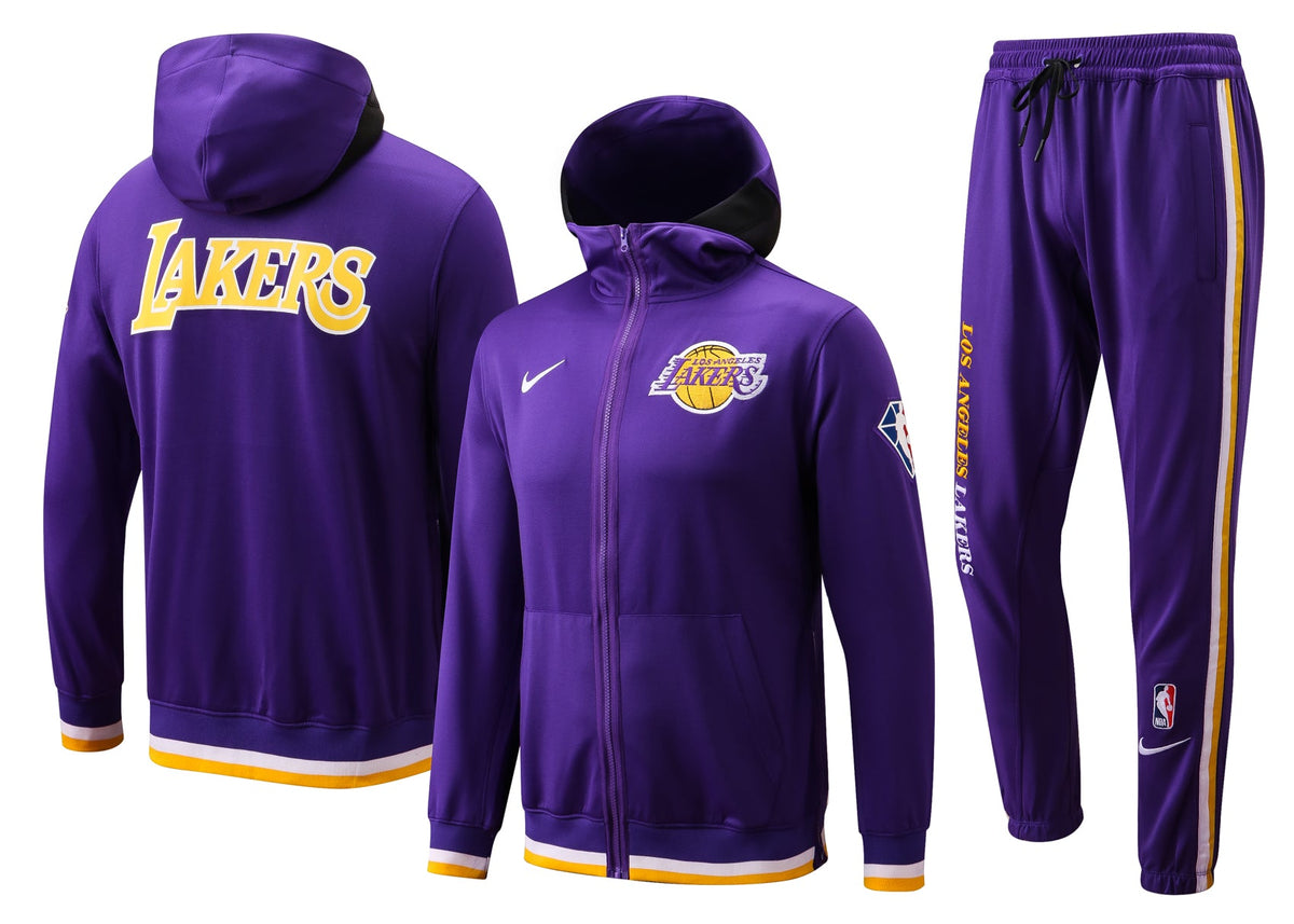 Set Nike NBA Therma Flex Los Angeles Lakers Purple 21/22