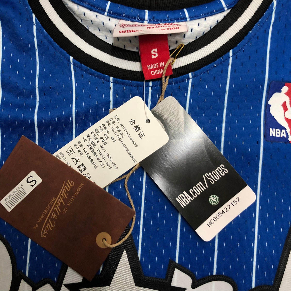 Jersey Swingman Orlando Magic Mitchell & Ness Hardwood Classics 1994/95 Blue