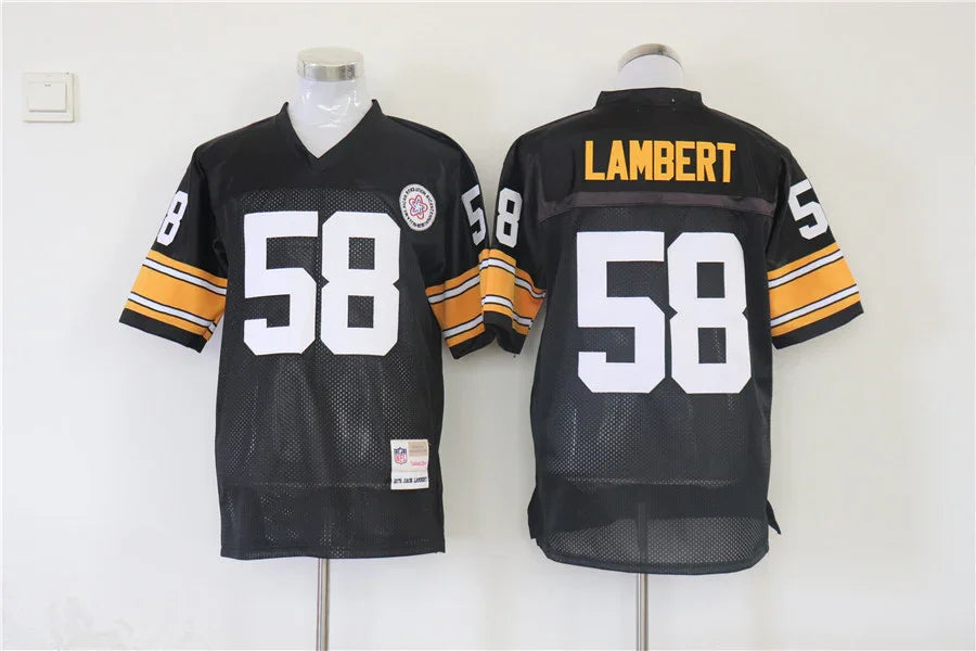 Jersey Pittsburgh Steelers Mitchell & Ness Throwback Black