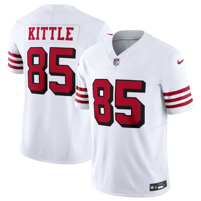 NFL Plus Size San Francisco 49ers Vapor F.U.S.E. Limited Jersey White