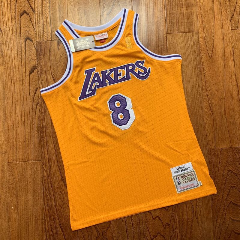 Jersey Authentic Los Angeles Lakers Mitchell & Ness Hardwood Classics 1996/97