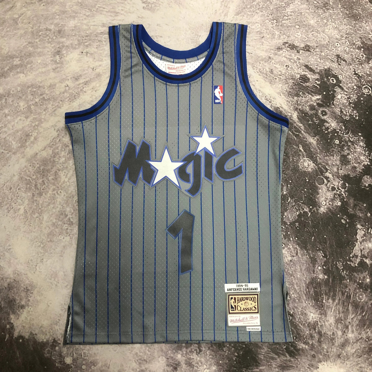 Jersey Swingman Orlando Magic Mitchell & Ness Gray Hardwood Classics 1994/95