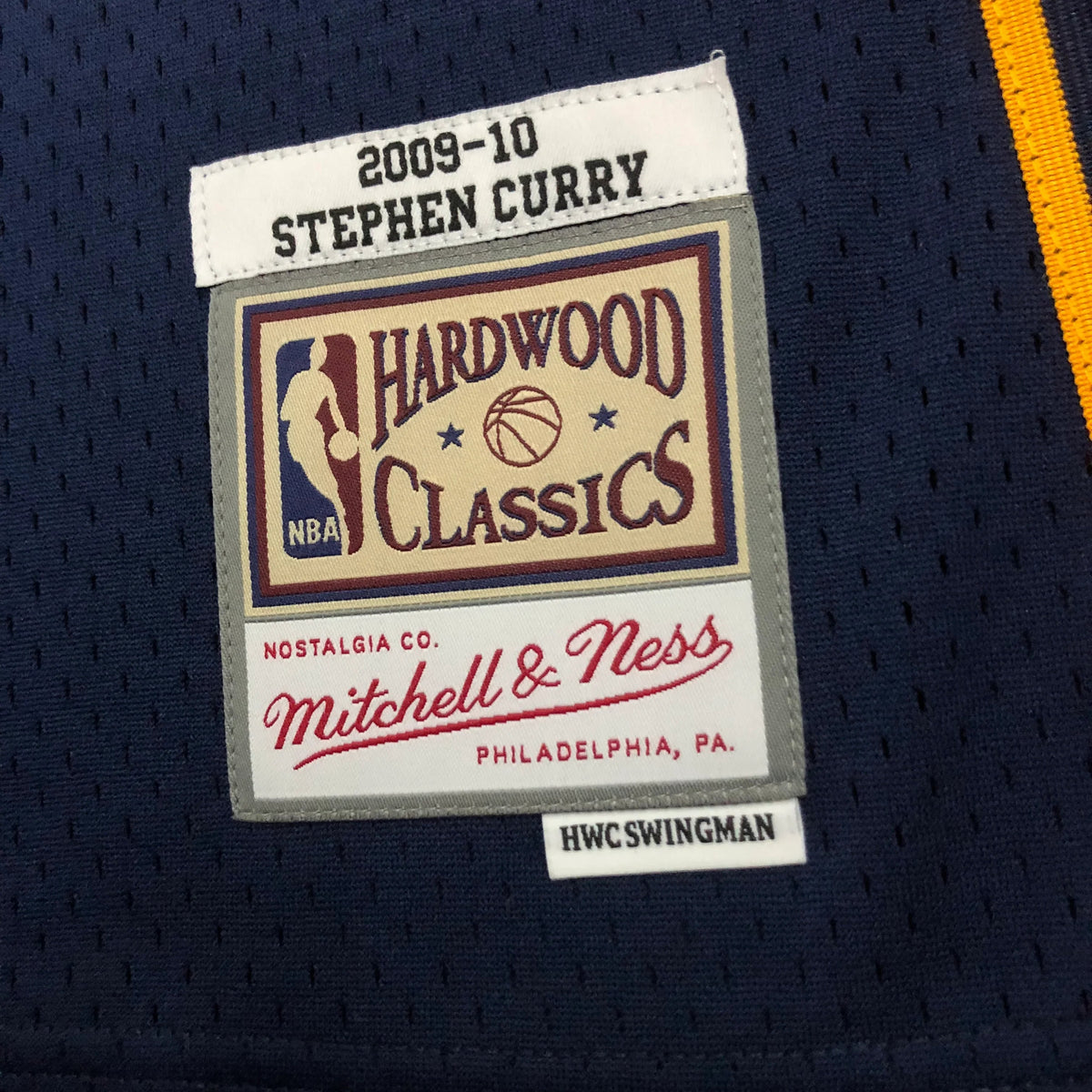 Jersey Swingman Golden State Warriors Mitchell & Ness Blue Hardwood Classics 2009/10