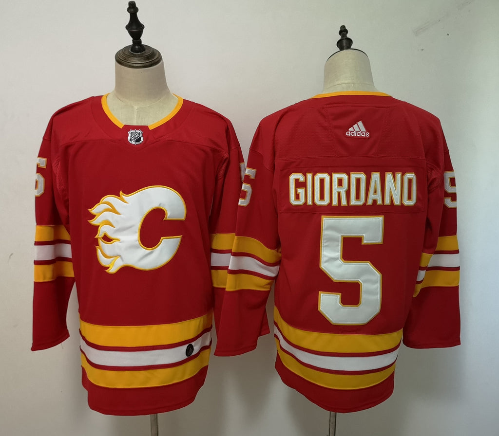 NHL Calgary Flames Jersey Red/Yellow