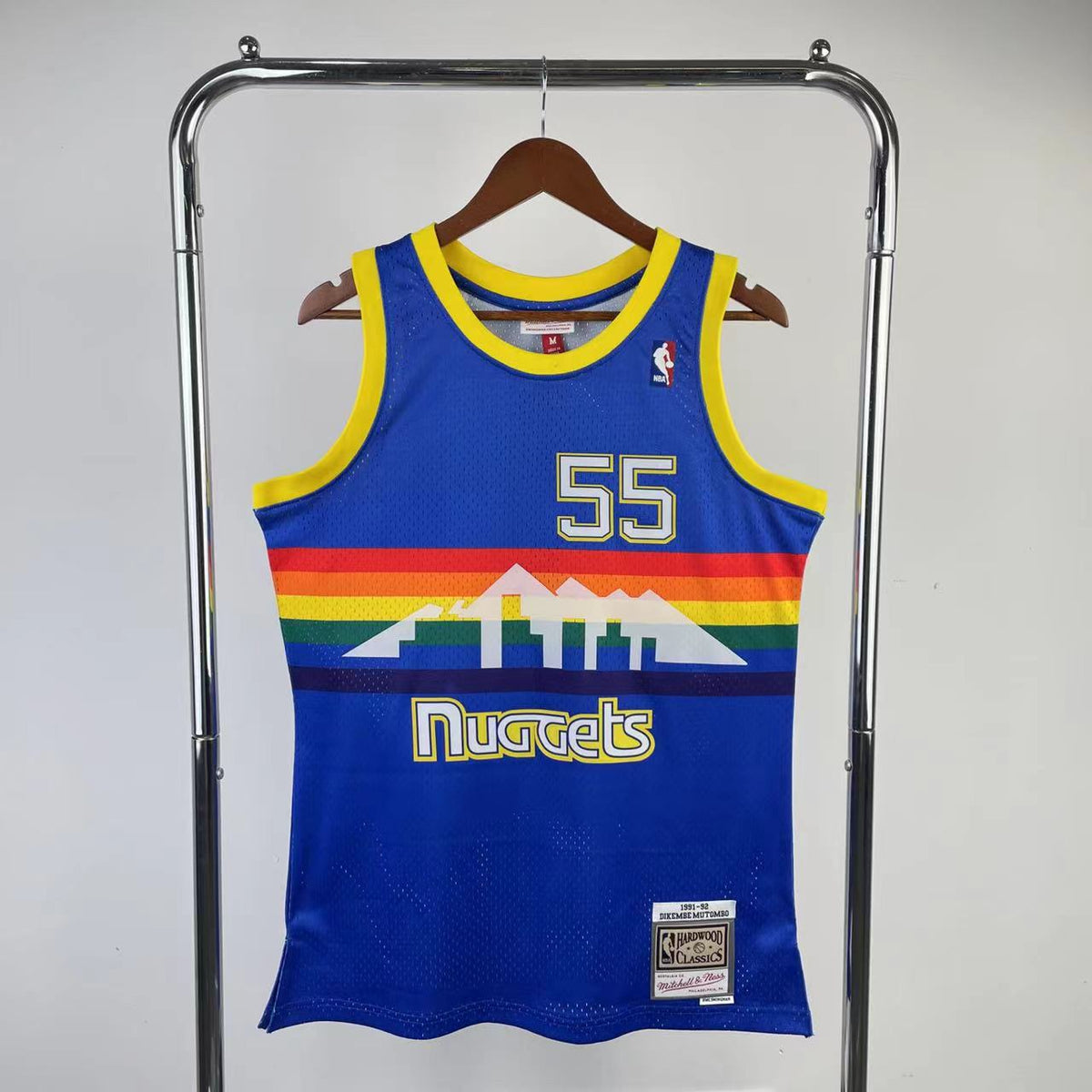 Jersey Swingman Denver Nuggets Mitchell & Ness Hardwood Classics 1991/92 Blue