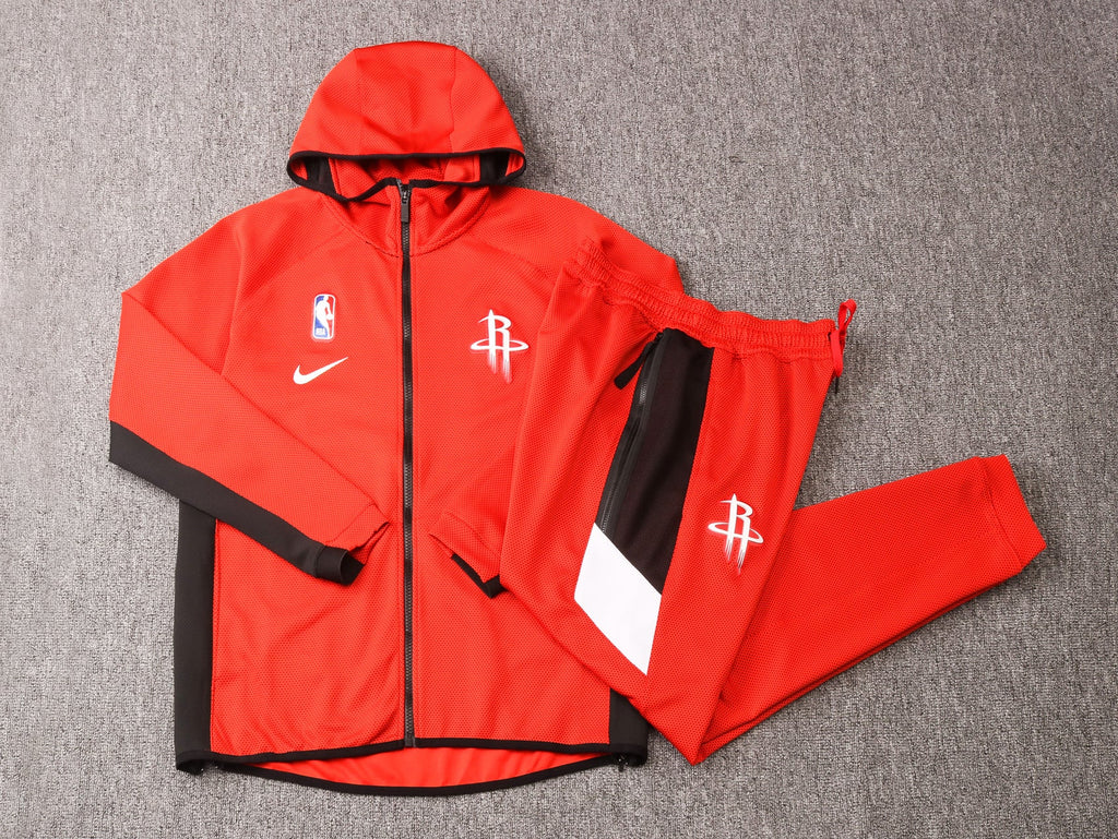Set Nike NBA Therma Flex Houston Rockets Training Red