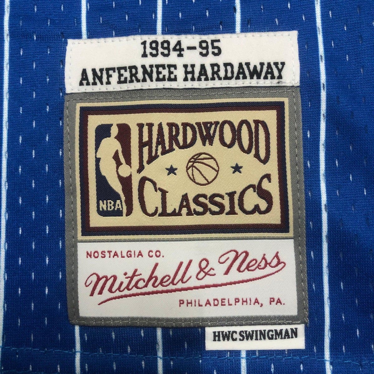 Jersey Swingman Orlando Magic Mitchell & Ness Hardwood Classics 1994/95 Blue
