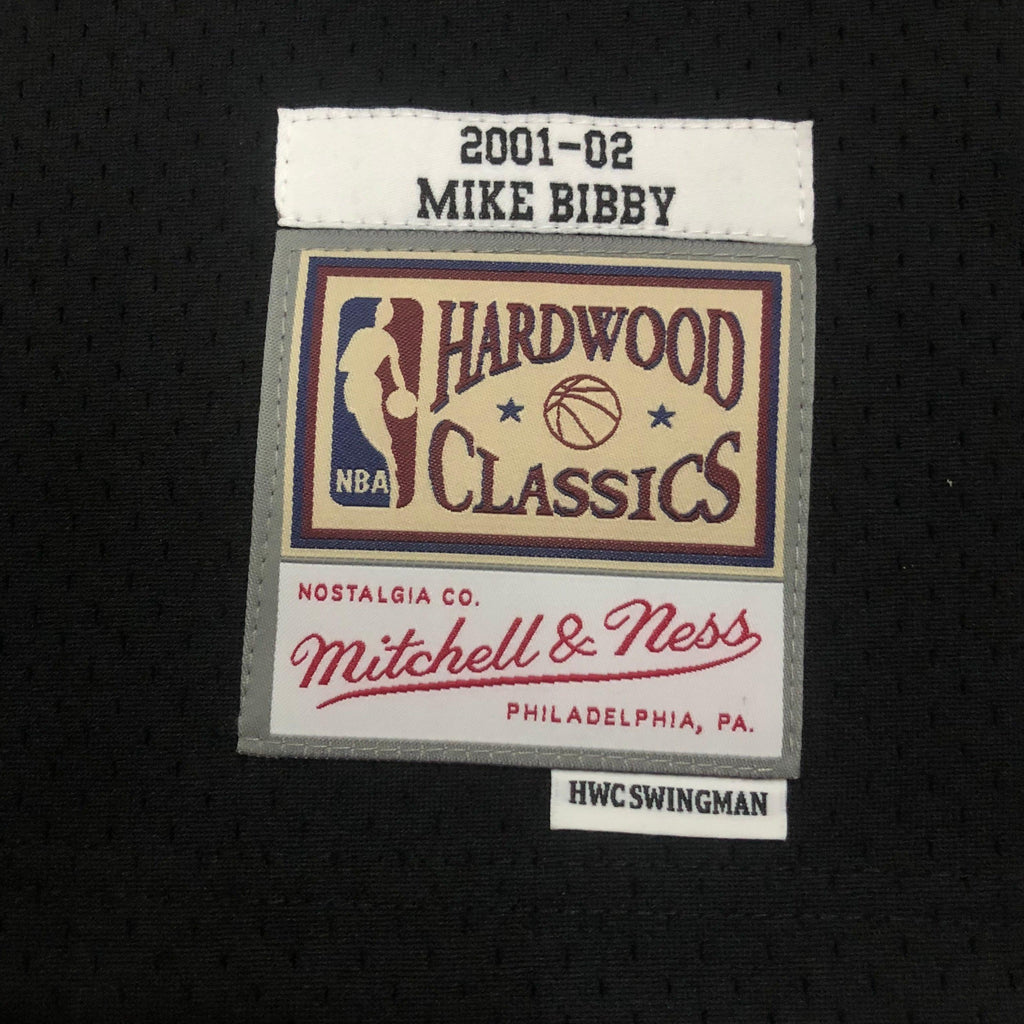 Jersey Swingman Sacramento Kings Mitchell & Ness Hardwood Classics 2001/02 Black