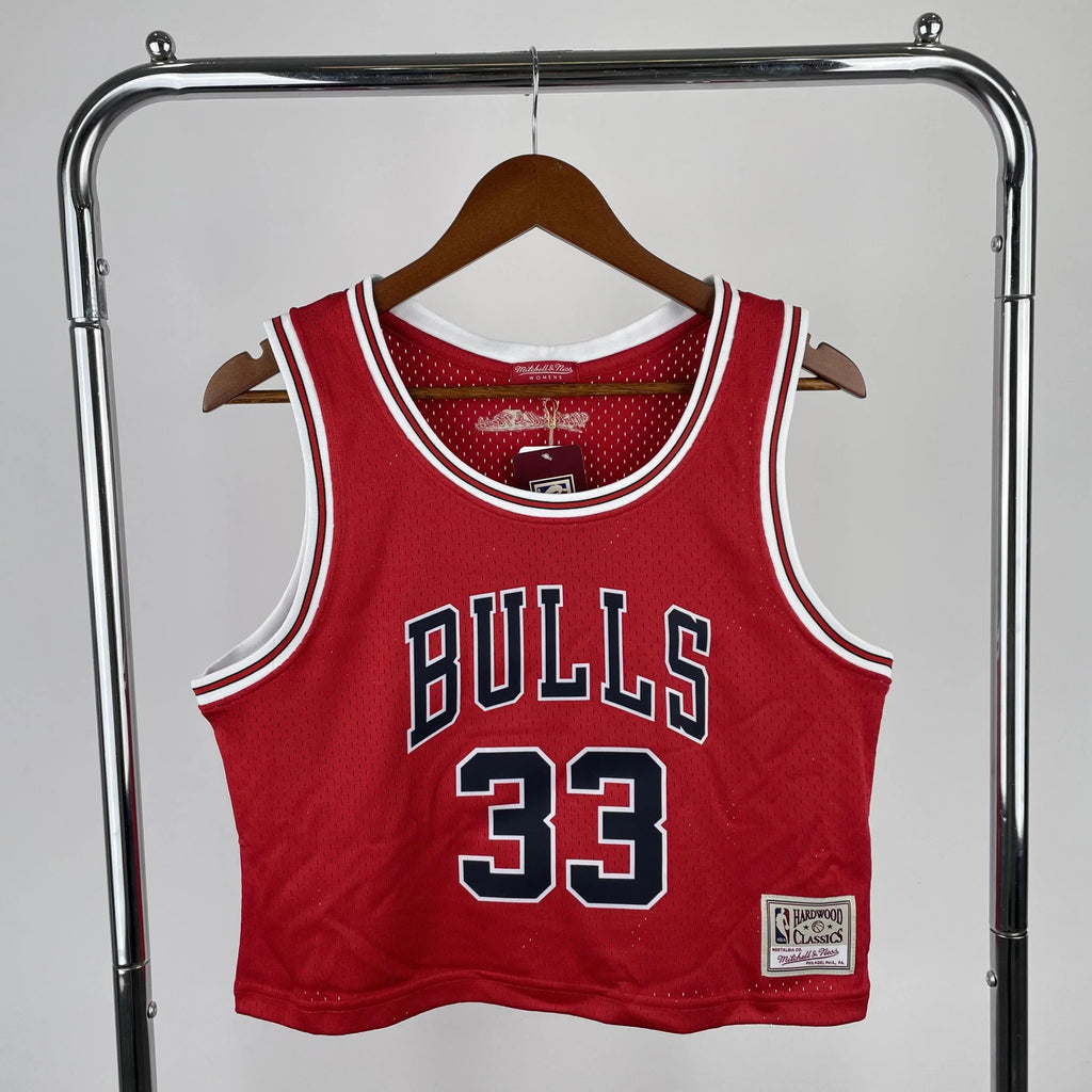 Jersey Cropped Pippen Chicago Bulls Mitchell & Ness Hardwood Classics