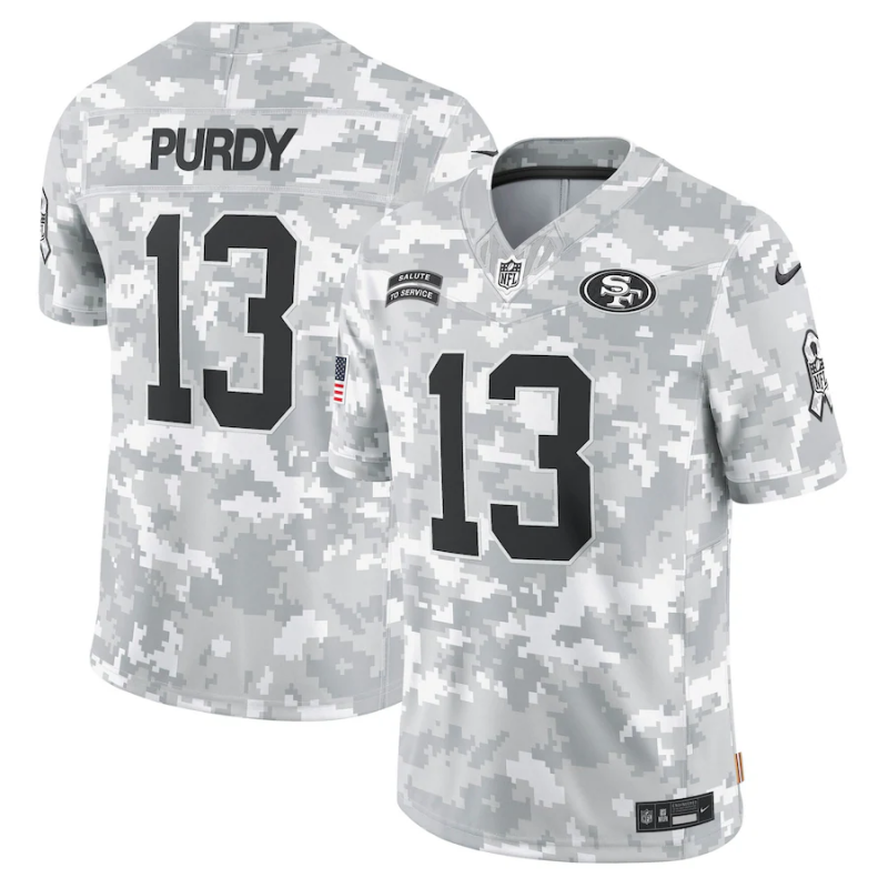 NFL San Francisco 49ers Vapor F.U.S.E. Limited Jersey Salute To Service 2024