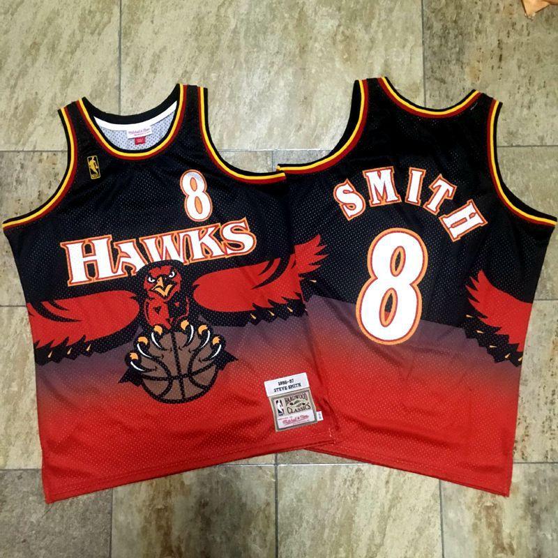Jersey Authentic Atlanta Hawks Mitchell & Ness Hardwood Classics 1996/97