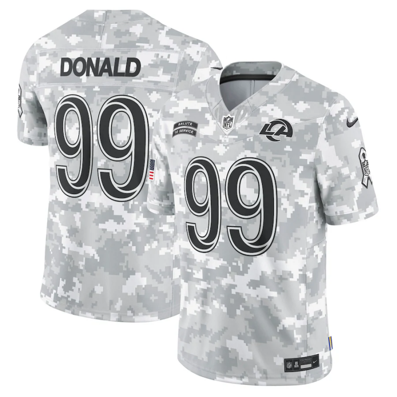 NFL Los Angeles Rams Vapor F.U.S.E. Limited Jersey Salute To Service 2024