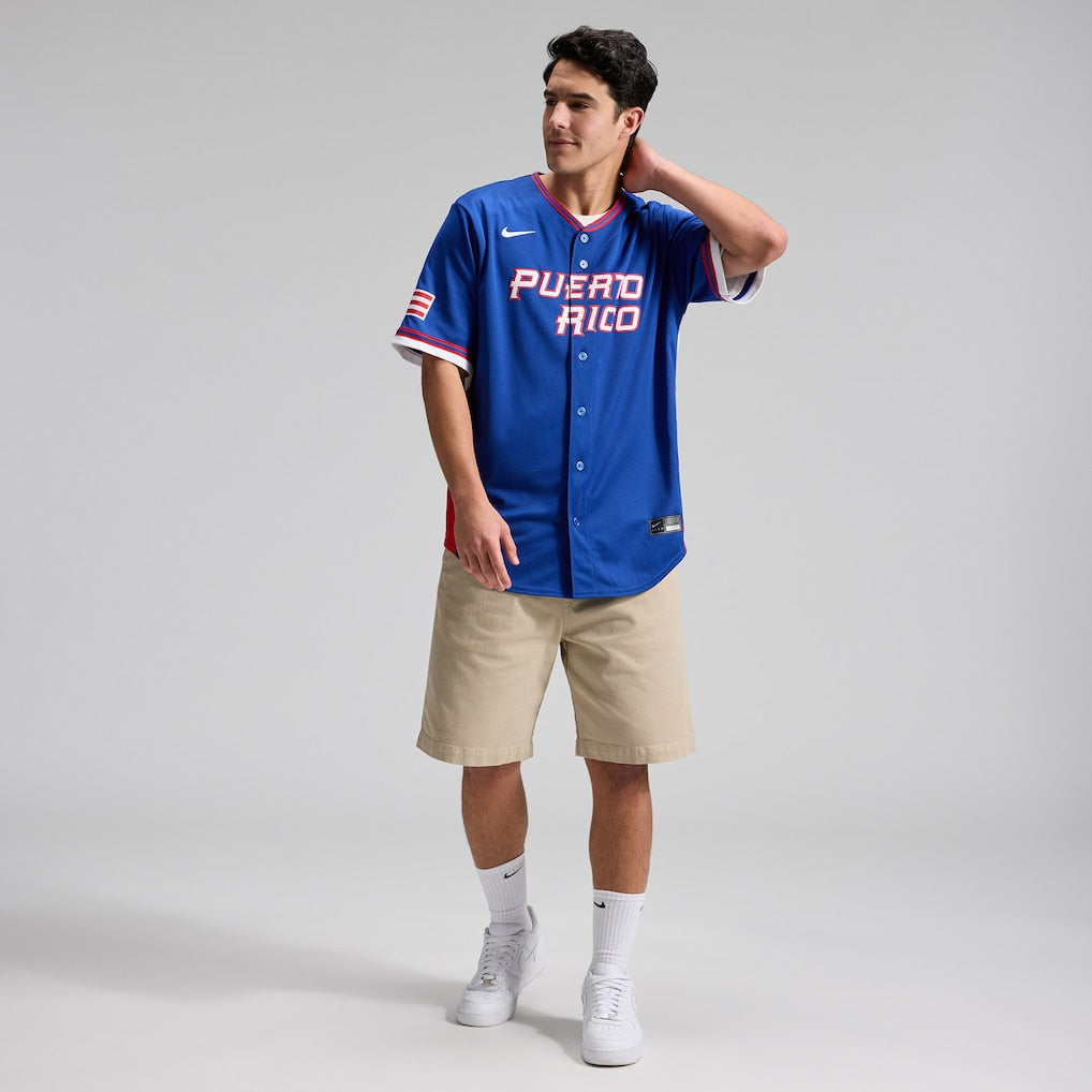 Jersey Beisebol Porto Rico WBC 2026 Blue