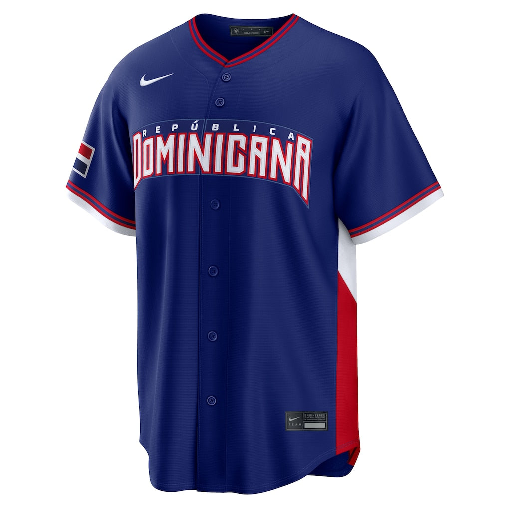 Jersey Beisebol Republic Dominicana WBC 2026 Blue