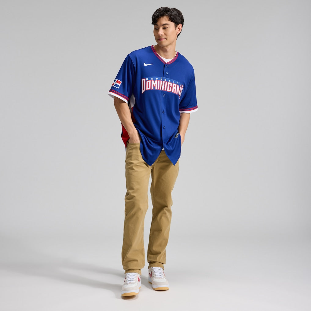 Jersey Beisebol Republic Dominicana WBC 2026 Blue