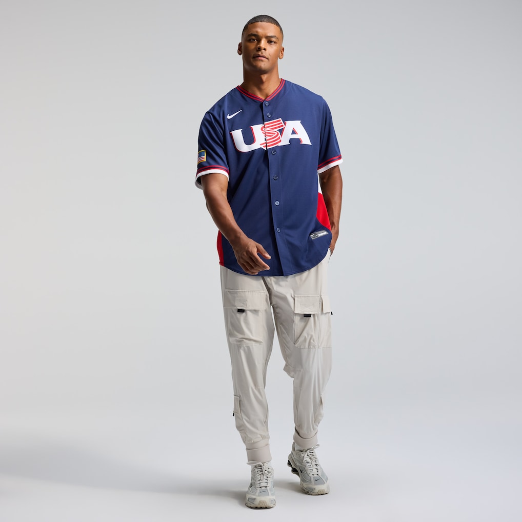 Jersey Beisebol USA WBC 2026 Blue