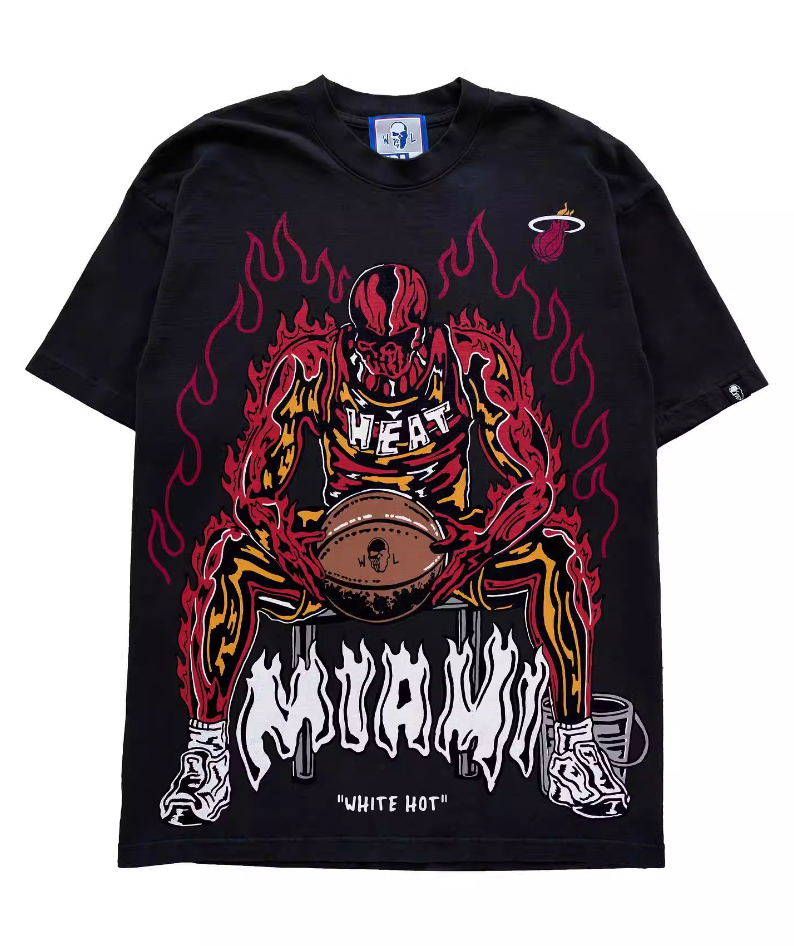 Warren Lotas NBA - T-Shirt Miami Heat "White Hot"