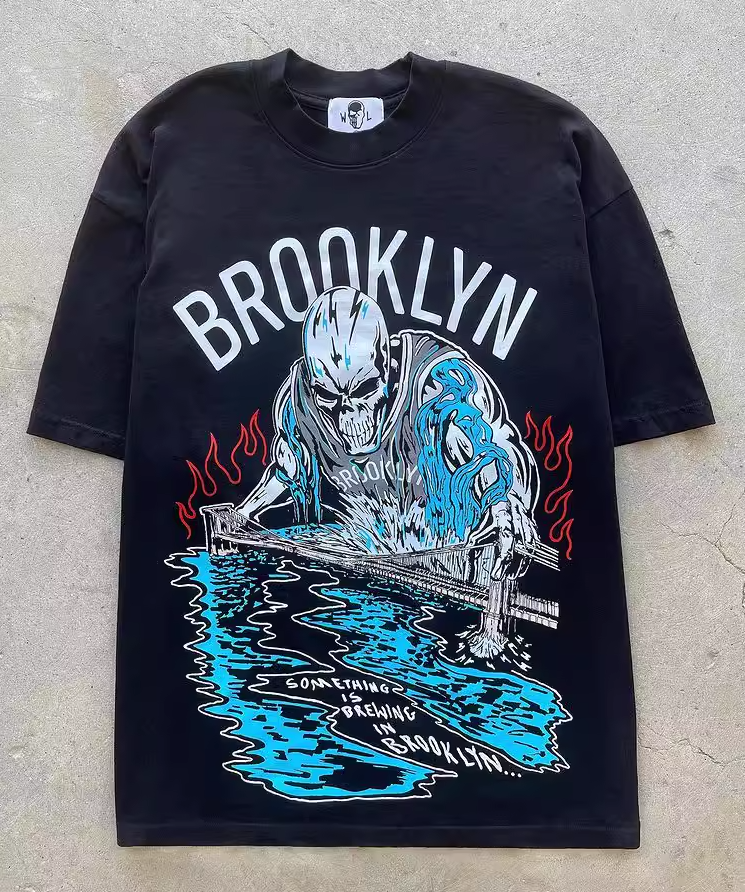 Warren Lotas NBA - T-Shirt Brooklyn Nets "Somenthing is Brewing"