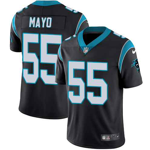 NFL Carolina Panthers Vapor Limited Jersey Black