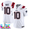 NFL New England Patriots Vapor F.U.S.E. Limited Super Bowl LX Patch Jersey White