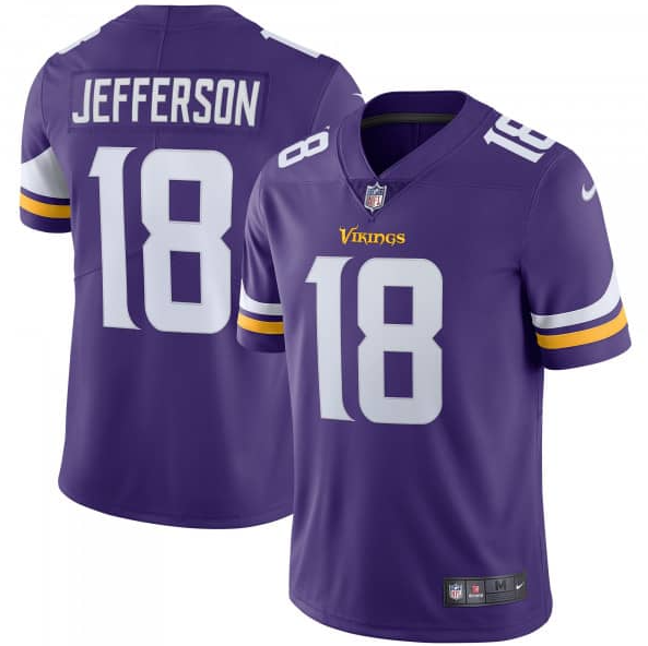 NFL Minnesota Vikings Vapor Limited Jersey Purple