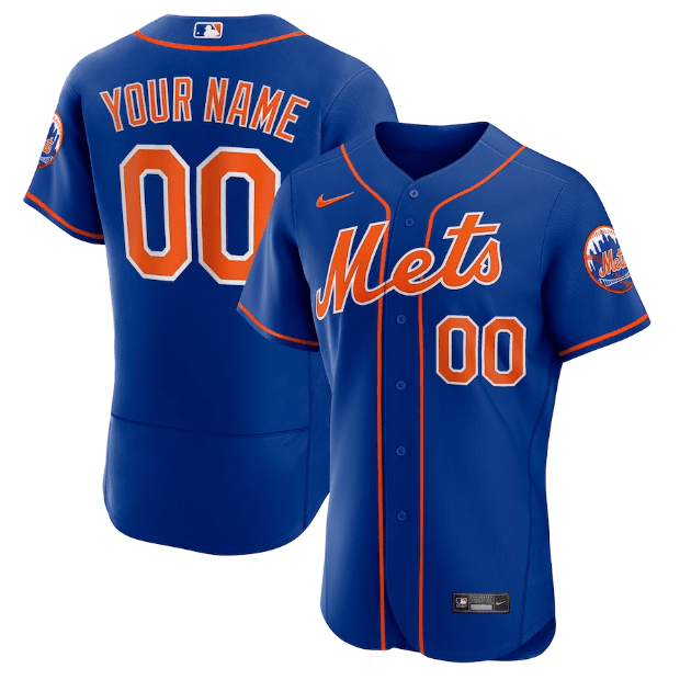 Jersey New York Mets Blue Authentic