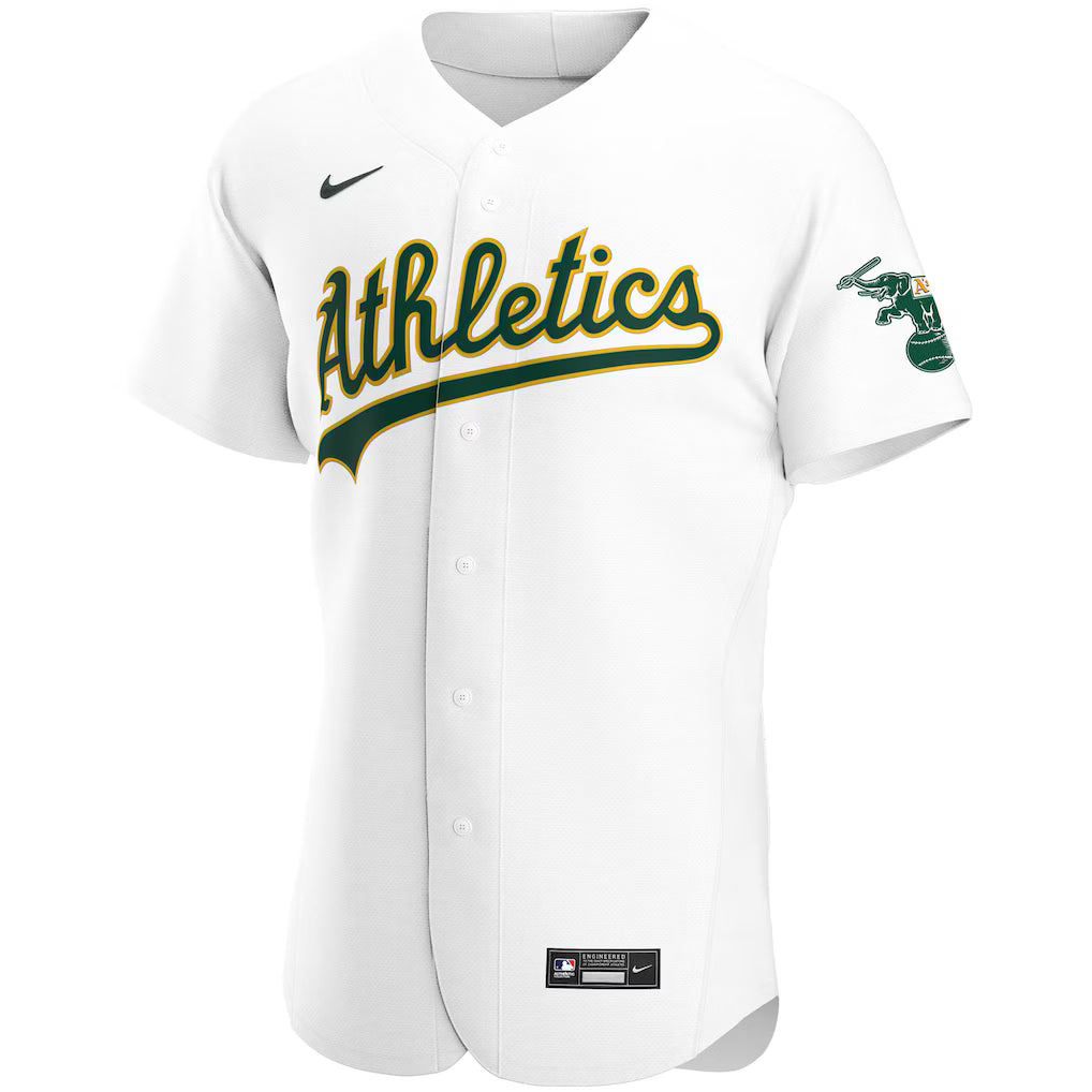 MLB Oakland Athletics Jersey White Authentic