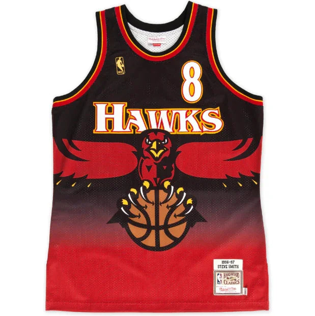 Jersey Authentic Atlanta Hawks Mitchell & Ness Hardwood Classics 1996/97