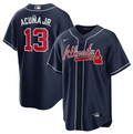 Jersey Atlanta Braves Blue Fan
