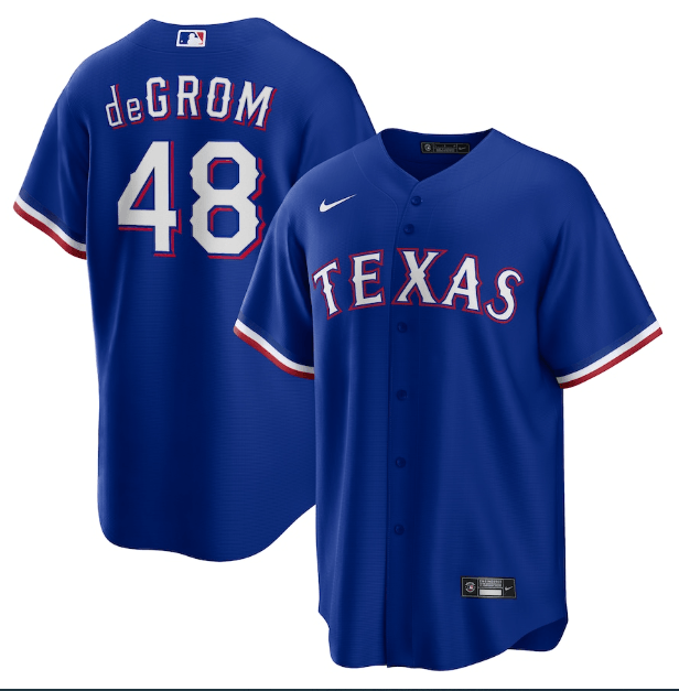 Jersey Texas Rangers Blue Fan
