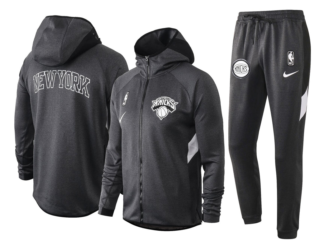 Set Nike NBA Therma Flex New York Knicks Black Training