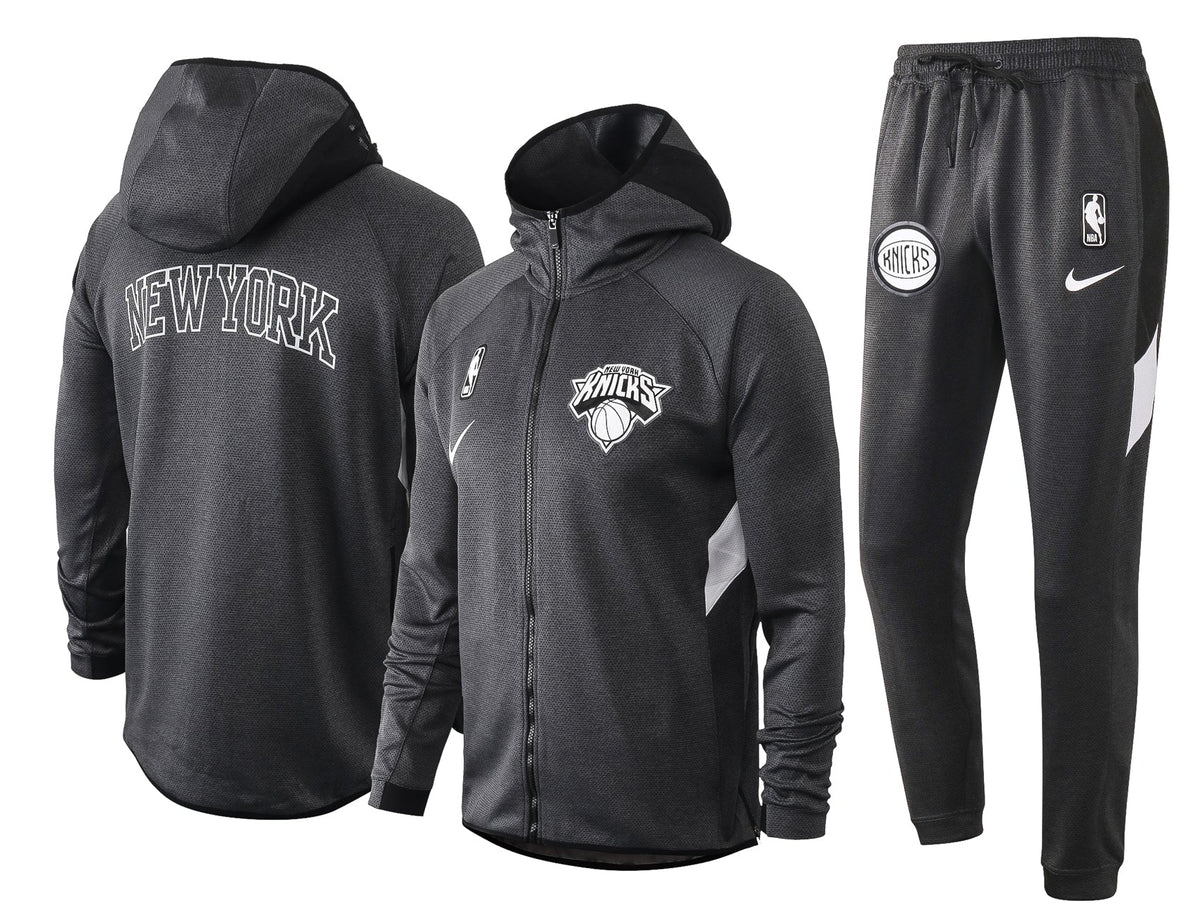 Set Nike NBA Therma Flex New York Knicks Black Training